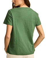 Lucky Brand Women's Cotton Mickey Mouse Feel The Luck T-Shirt
