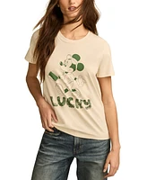 Lucky Brand Women's Cotton Minnie Mouse T-Shirt
