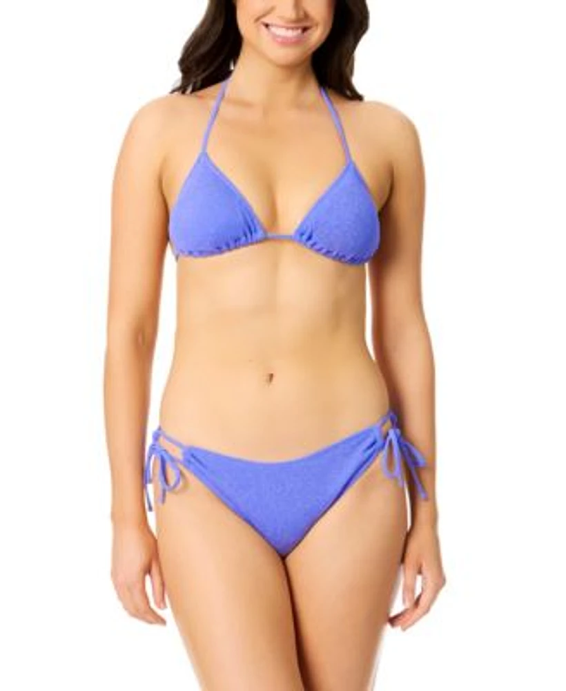 Salt Cove Juniors Jacaranda Shine Triangle Bikini Top Bottoms Exclusively At Macys
