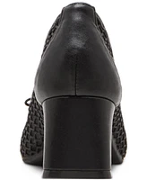 Madden Girl Emily-m Mesh Block-Heel Ballet Pumps