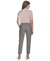 Tommy Hilfiger Women's Printed Mid-Rise Sloane Pants