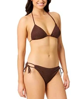 Salt Cove Juniors Metallic Triangle Bikini Top Bottoms Exclusively At Macys