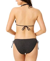 Salt Cove Juniors Metallic Triangle Bikini Top Bottoms Exclusively At Macys
