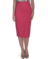 Tommy Hilfiger Women's Back-Zip Midi Pencil Skirt
