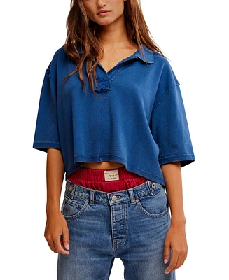 Free People Women's Denmark Cotton Polo