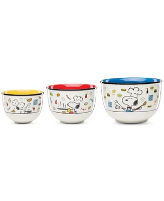 Lenox Chef Snoopy Bowls, Set of 3