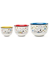 Lenox Chef Snoopy Bowls, Set of 3