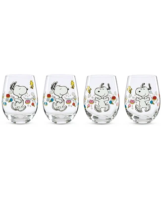 Lenox Chef Snoopy Tumblers, Set of 4