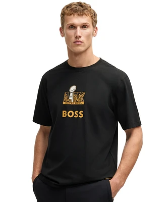 Hugo Boss x Nfl Men's Gold-Tone Artwork T-Shirt