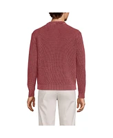 Lands' End Men's Long Sleeve Drifter Garment Dyed Sweater