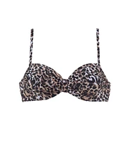 Lascana Women's Leopard Cheetah Underwire Bikini Swimsuit Top