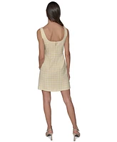 Karl Lagerfeld Paris Women's Elegant Boucle Tweed Dress