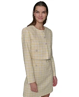 Karl Lagerfeld Paris Women's Elegant Boucle Jacket