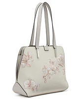 Calvin Klein Audrey Floral Logo Emboss Tote