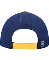 Fanatics Men's Navy/Gold Nashville Predators Authentic Pro Rink Pinnacle Adjustable Hat