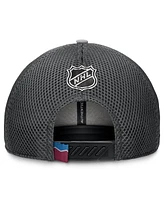 Fanatics Men's Gray Colorado Avalanche Authentic Pro Home Ice Trucker Adjustable Hat