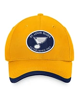 Fanatics Men's Gold St. Louis Blues Fundamental Adjustable Hat