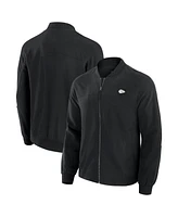 J. Palmer Men's Black Kansas City Chiefs Lightweight Cover-4 Tri-Blend Full-Zip Jacket