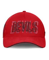 Fanatics Men's Red New Jersey Devils Fundamental Flex Hat