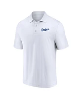 Fanatics Men's White Los Angeles Dodgers Component Polo