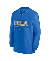 Jordan Men's Blue Ucla Bruins 2024 Sideline Pullover Windshirt