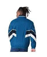 Starter Men's Blue Minnesota Timberwolves Captain Oxford Full-Zip Jacket