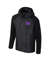 Colosseum Men's Black Kansas State Wildcats Block The Sun Full-Zip Hoodie Jacket