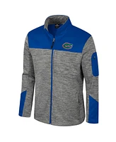 Colosseum Men's Gray/Royal Florida Gators Guard Full-Zip Jacket