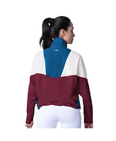 Msx by Michael Strahan Women's Burgundy/Navy Colorado Avalanche Tessa Full-Zip Jacket