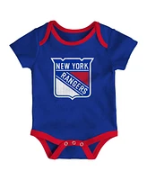 Outerstuff Baby Boys and Girls New York Rangers Legend Three-Piece Bodysuit Set