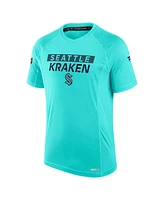 Fanatics Men's Blue Seattle Kraken Authentic Pro Rink Tech T-Shirt