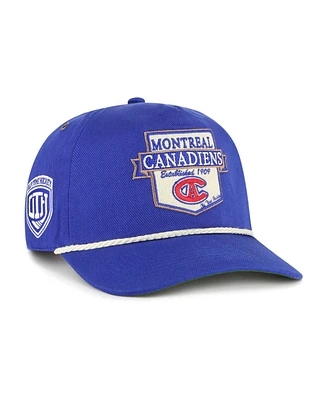 '47 Brand Men's Blue Montreal Canadiens Old Time Hockey Rafter Sure Shot Hitch Adjustable Hat