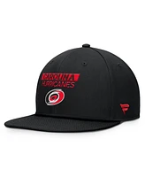 Fanatics Men's Black Carolina Hurricanes Authentic Pro Prime Snapback Hat