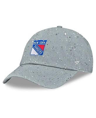 Fanatics Women's Gray New York Rangers Heritage Snow Day Speckle Adjustable Hat