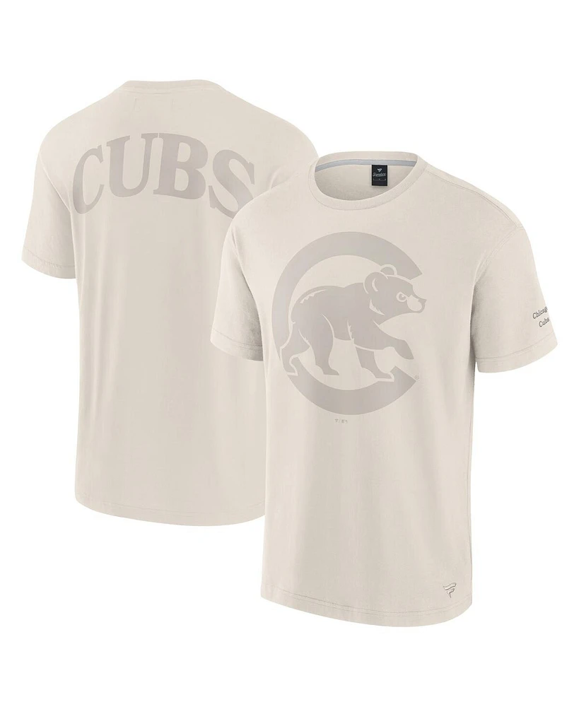 Fanatics Men's Cream Chicago Cubs Elements Iconic T-Shirt