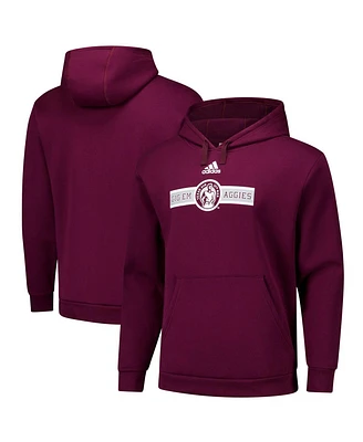 Adidas Men's Maroon Texas A M Aggies Hero Fleece Pullover Hoodie