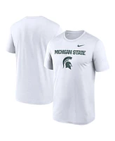 Nike Men's White Michigan State Spartans Lockup Legend Performance T-Shirt