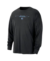 Nike Men's Black Memphis Grizzlies Courtside Oversized Long Sleeve T-Shirt