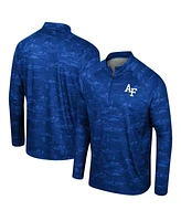 Colosseum Men's Royal Air Force Falcons Carson Raglan Quarter-Zip Jacket