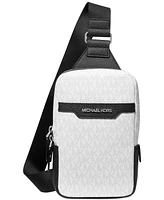 Michael Kors Men's Leather Mk Logo-Print Sling Pack