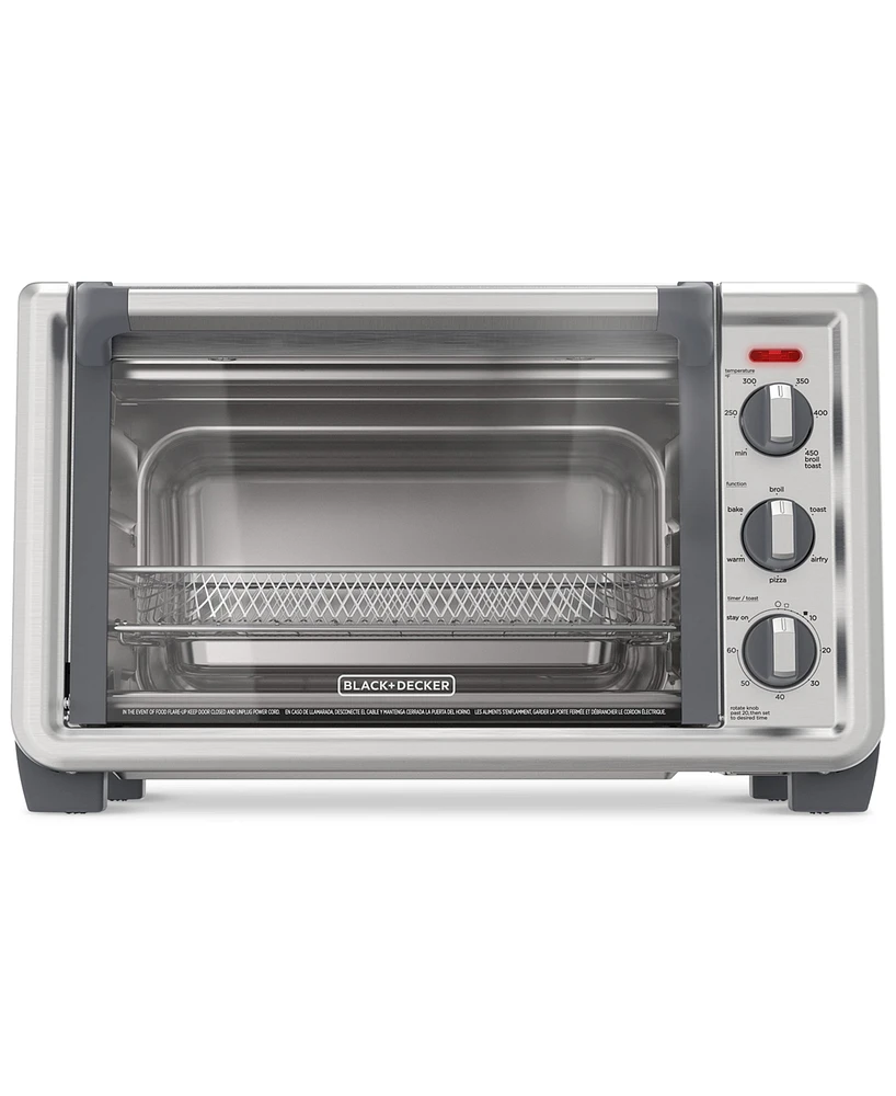 Black & Decker 6-Slice Crisp N Bake Air Fry Convection Oven