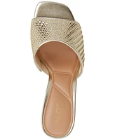 Aldo Women's Fiala Square-Toe Sculpted Wedge Sandals