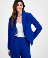 Tahari Asl Women's Peak-Lapel Button-Cuff Jacket