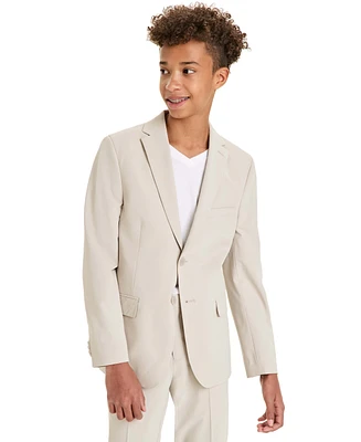 Kenneth Cole Reaction Big Boys Slim-Fit Tech Stretch 2 piece Suit