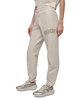 Dkny Sport Women's Rhinestone Logo Relaxed Joggers