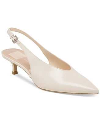 Dolce Vita Women's Alenna Kitten-Heel Slingback Pointed Toe Pumps