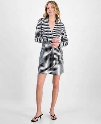 Hugo Women's Cotton Striped Collared Sheath Dress