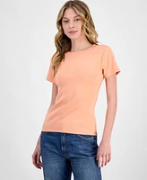 Hugo Women's Embroidered Logo Short-Sleeve T-Shirt