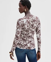 I.n.c. International Concepts Women's Ruched-Front Top, Exclusively at Macy's