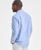 Club Room Men's Champ Stripe Oxford Long-Sleeve Shirt, Exclusively at Macy's